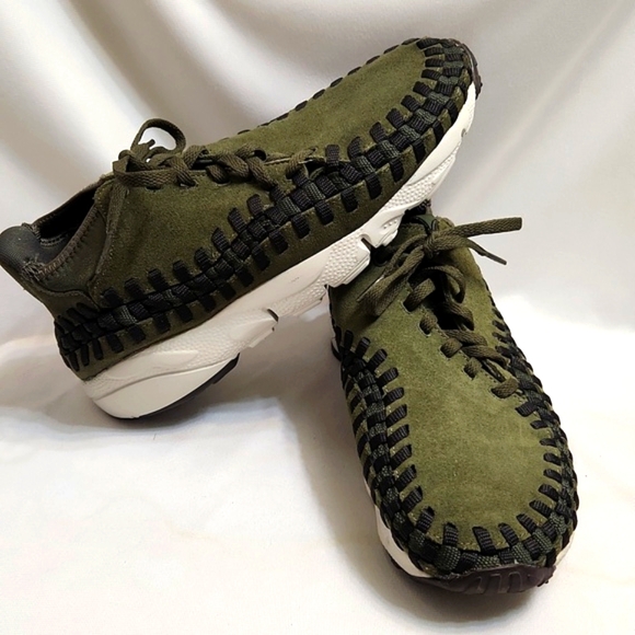 Nike Other - Nike Air Footscape Woven Chukka Cargo Khaki Shoes (M Size 7.5)